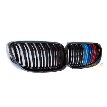 ABS Front Bumper Grille M-Color Single Slat M3 Kidney for BMW 3 Series E92 E93 2006-2013