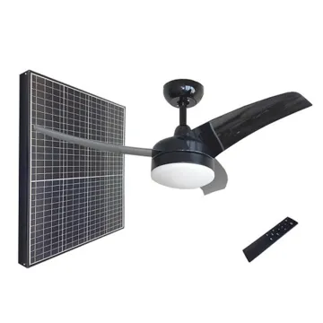 Day-Night Cooling Solar-Powered LED Ceiling Fan 42" Roof Ventilation