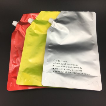 2kg plastic foil stand-up printing toner packaging bag