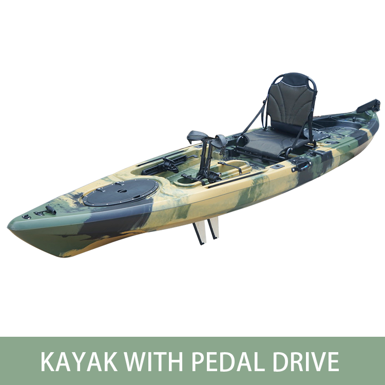 13ft Fishing Kayak with Foot Pedal System