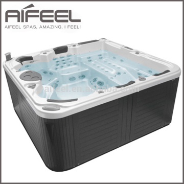Aifeel freestanding acrylic 5 person massage balboa control system portable hot tub whirlpool outdoor spa