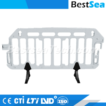 Plastic traffic barrier with various styles, durable street barriers