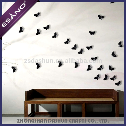 High quality wall butterfly stickers home decor resin crafts