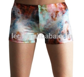 2014 fashion trend sublimation print women lady girl boxer shorts