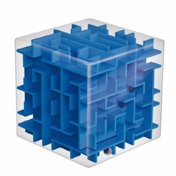 3D Cube Maze Labyrinth Magic Puzzle Rolling Ball Balance Brain Teaser Toy