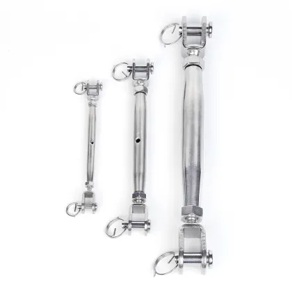 European style closed turnbuckle screw fork fastener