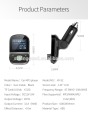 2018 Novo Transmissor FM Sem Fio Bluetooth 3.1A Carregador de Carro Rápido para o carregamento do telefone celular com duas portas USB e display LED