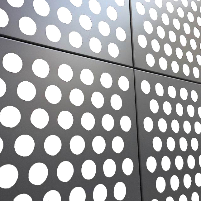 Perforated Aluminum Panels for Facade Decoration