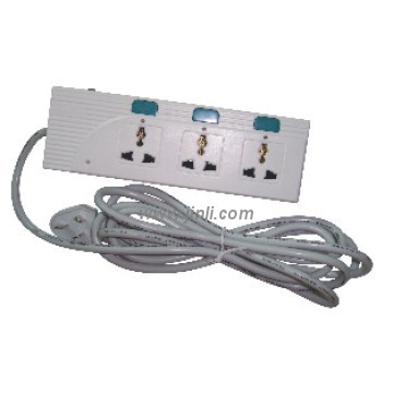 3G extension socket with three buttons