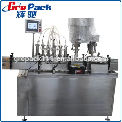 machines for filling and capping bottles