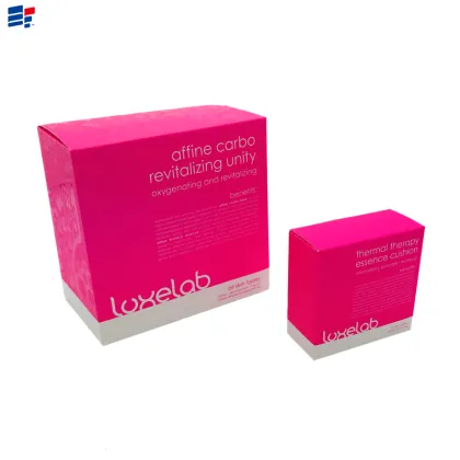 Decorative makeup foldable packaging box