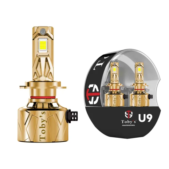 High Wattage 6000K LED Headlight Bulbs for Toby's U9 Vehicles: Enhance Your Night Driving Experience