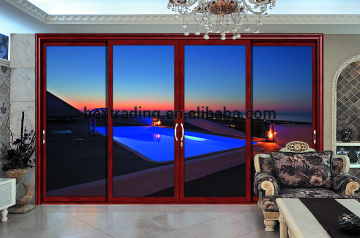 Aluminum large sliding glass doors for residential room