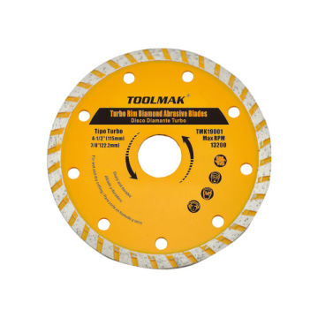 Turbo rim diamond abrasive blades 230mm