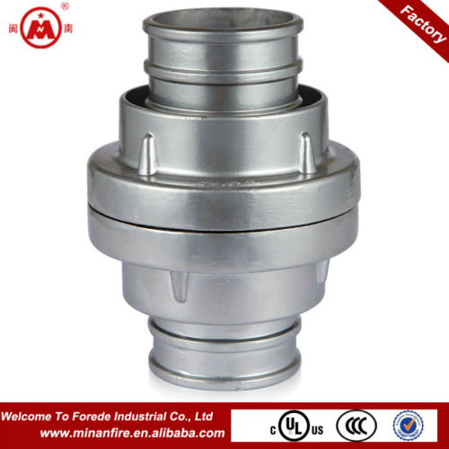 male and female fire hose coupling