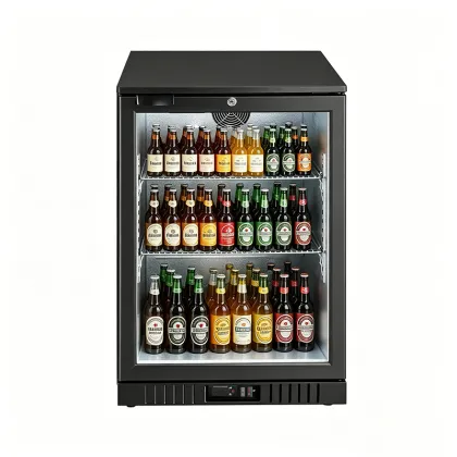 Single door back bar refrigerator