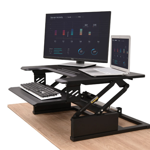 Height adjustable Standing desk converter