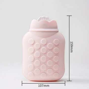 2025 New Silicone Hot Water Bottle: Premium Safe, Durable, Quick Pain Relief & Comfort Knitted Cover
