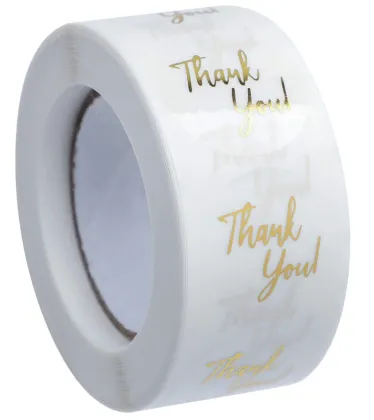 Gold Foil Packaging Label Gold Foil Sticker Label