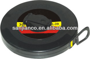 SJIE84129 Retractable fiberglass engineering measuring tape heavy duty measure tape