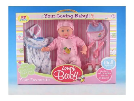 14" DOLL + ACCESSORIES