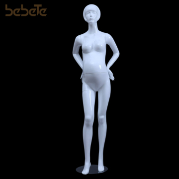 Fiberglass White Color Pregnant Mannequins Display Mannequins