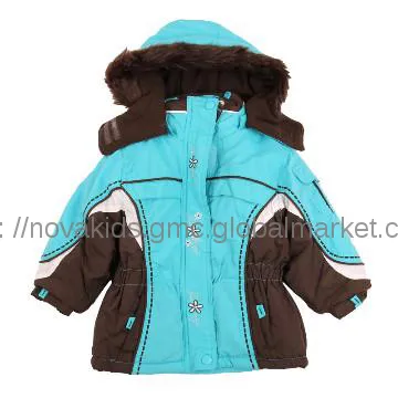 children clothes  Zara  girl winter warm jacket ski suit two side wear
