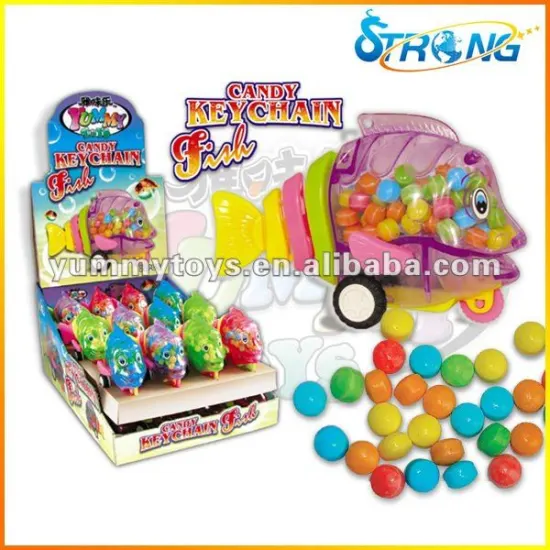 Friction Fish candy toy