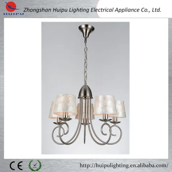hanging living for home indoor lighting shell E14 pendant chandelier