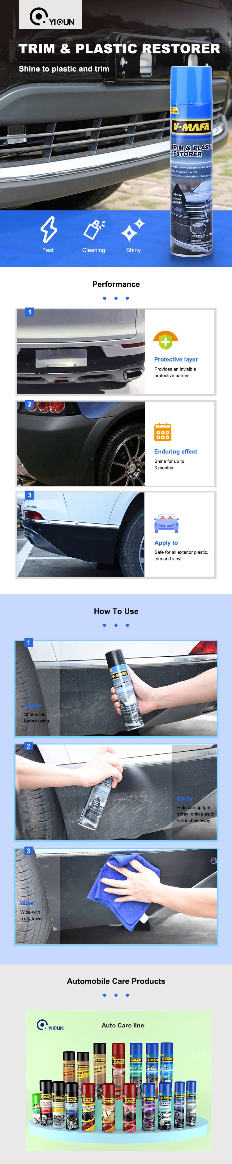 Universal Interior Trim And Plastic Restorer, High Quality Universal