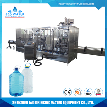 Applicable cap type plastic screw beverage bottle water filling machine