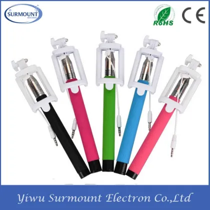 Ali express hot selling automated monopod selfie stick for wholesales