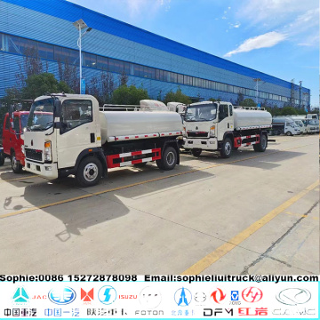 Sinotruk howo camión de almacenamiento de agua