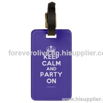 Soft Pvc Luggage Tag And Customized Cards 
