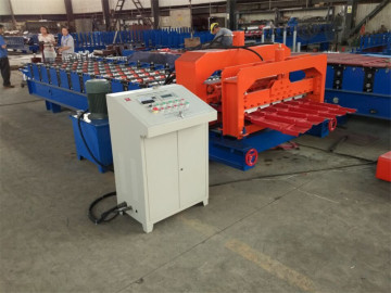 CE Standard Glazed Roof Tile Roll Forming Machine