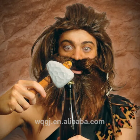 Creative Caveman Bottle Opener Stone Design Shape Beer Opener Bar Tool Kitchen Accessories Cooking Tools