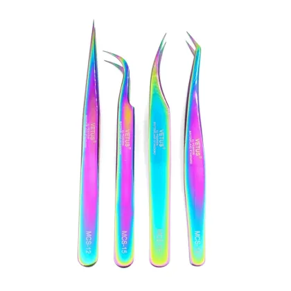 Stainless Steel Vetus MCS 3D Lash Extension Tweezers - Wholesale