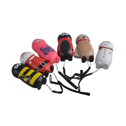 Colorful Animal Shaped Hand Press Power Generation Dynamo Flashlights