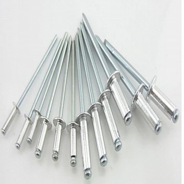 China Manufacturers: Wide Range of Fasteners Including Semi-Tubular Rivets, Semi-Hollow Rivets, Flat Head Rivets in Stainless Steel, Brass, Black, Yellow, and White Finishes - DIN Standard