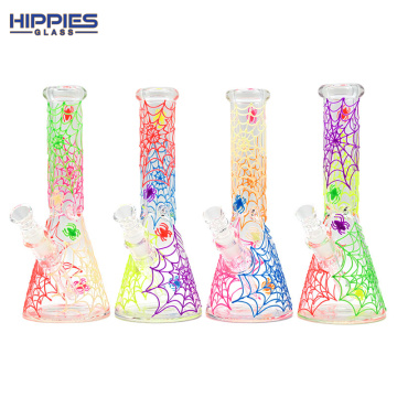 3D Cartoon Beaker Bong with Gradient color spider