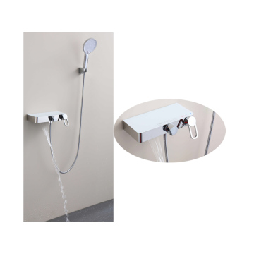 2 Function Wall Mounted Bathroom Shower Faucet Mixer Set with Hot and Cold