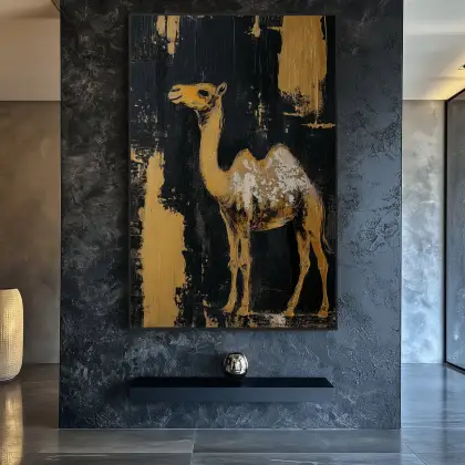 Modern Art Camel Canvas Wall Art and Prints