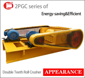 Double Roller Crusher for Recycling Waste Glass and Bottles