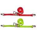 Iron ratchet tie down strap 38mm 6m 2T