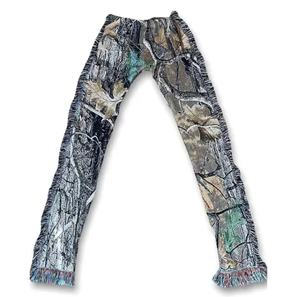 Tapestry Flare Pants Small Hearts Blanket Pants Trousers