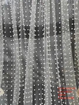 100%poly Gold Pattern Mesh Fabric With Lulu