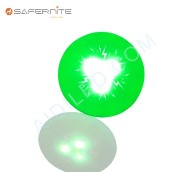 Led Light Up Flashing Dog Playing Flying Disc Frisbee