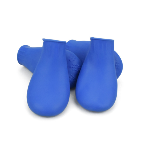 Bottes colorées de chiens de chaussures molles imperméables de silicone d&#39;animaux