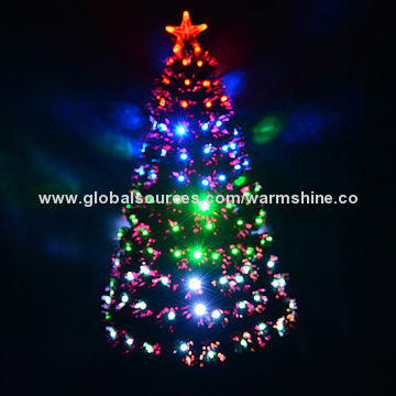 Fiber-optic Christmas Tree with 110-240V AC Input Voltage