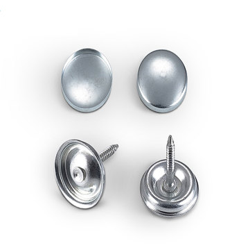 2020 Hot Sale Galvanized Fabric Cover Buttons with Metal Back and Nail